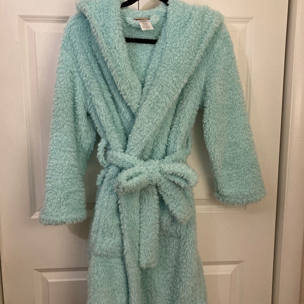 Pottery barn custom robe with hood
